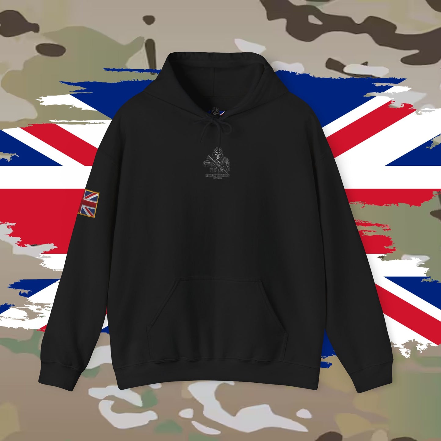 Reaper Tactical patriot Hoodie - UK - For the loyal war fighter or freedom fighter