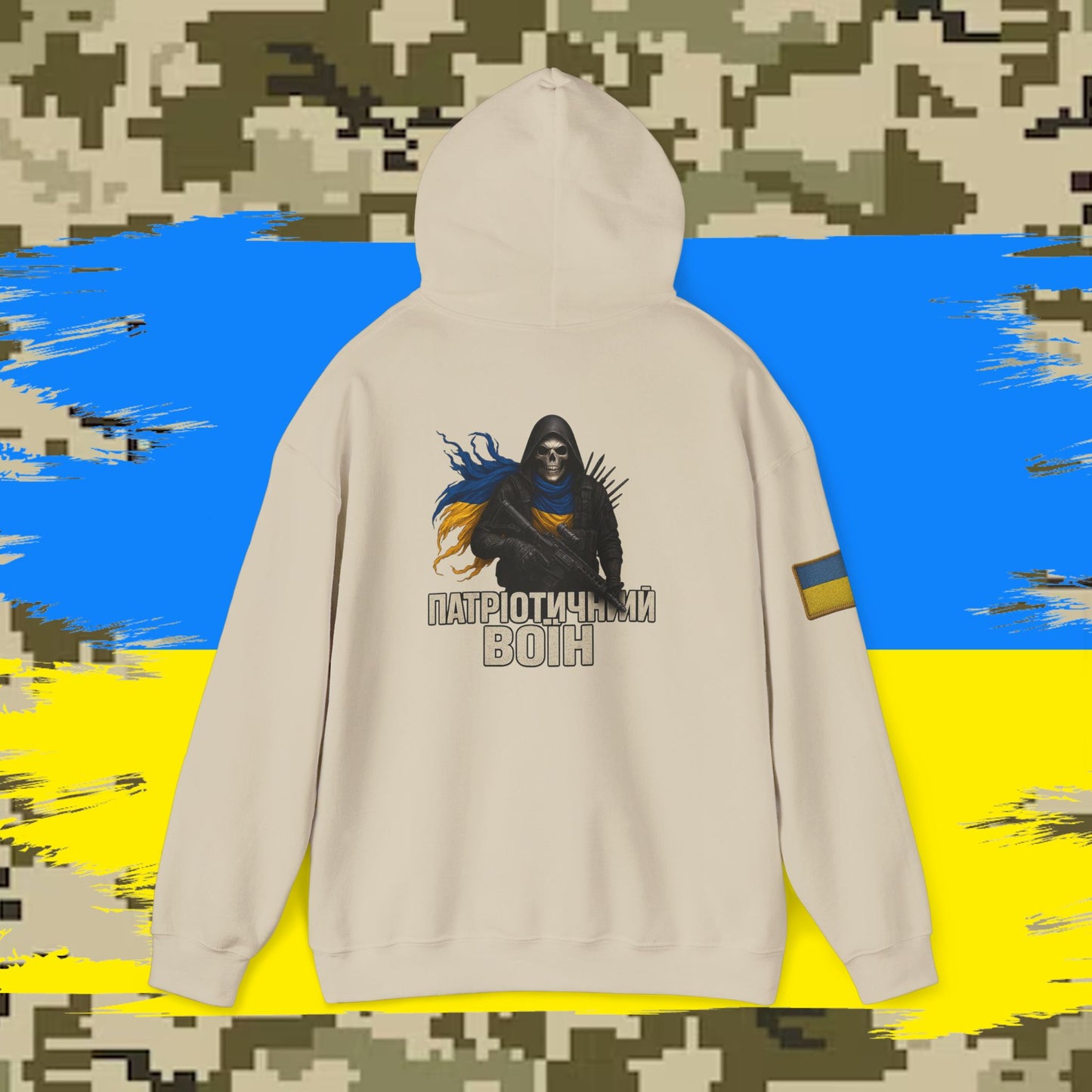 Reaper Tactical Patriot Hoodie - UKRAINE - for the loyal warfighter