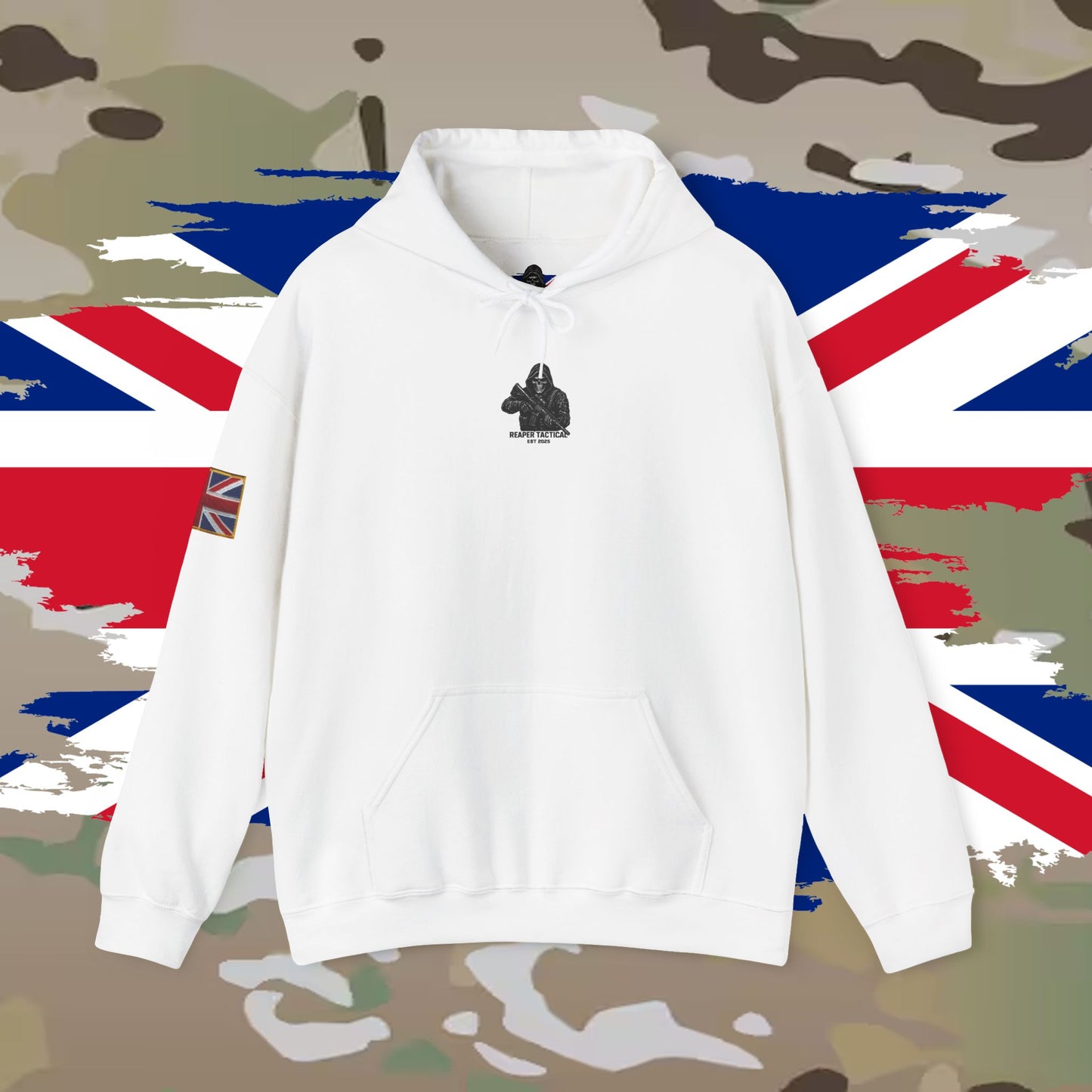 Reaper Tactical patriot Hoodie - UK - For the loyal war fighter or freedom fighter