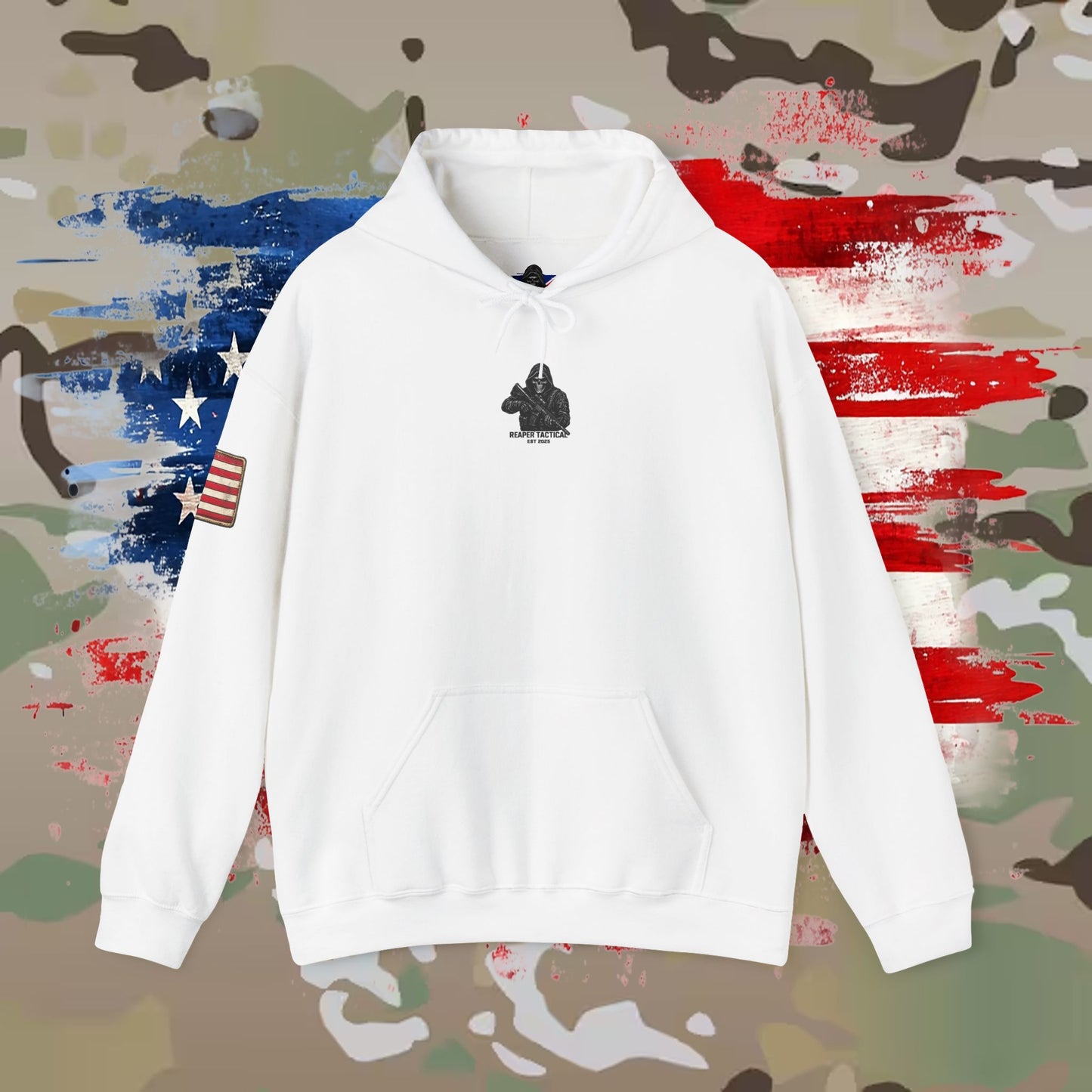 Reaper Tactical Patriotic Hoodie USA - for the loyal warfighter