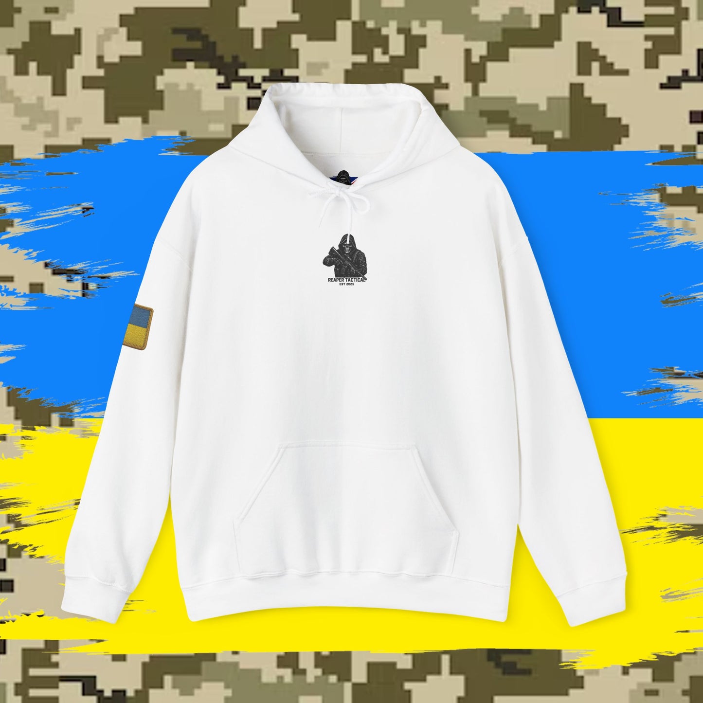 Reaper Tactical Patriot Hoodie - UKRAINE - for the loyal warfighter