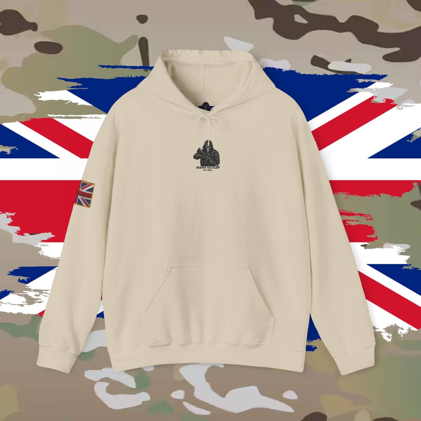 Reaper Tactical patriot Hoodie - UK - For the loyal war fighter or freedom fighter