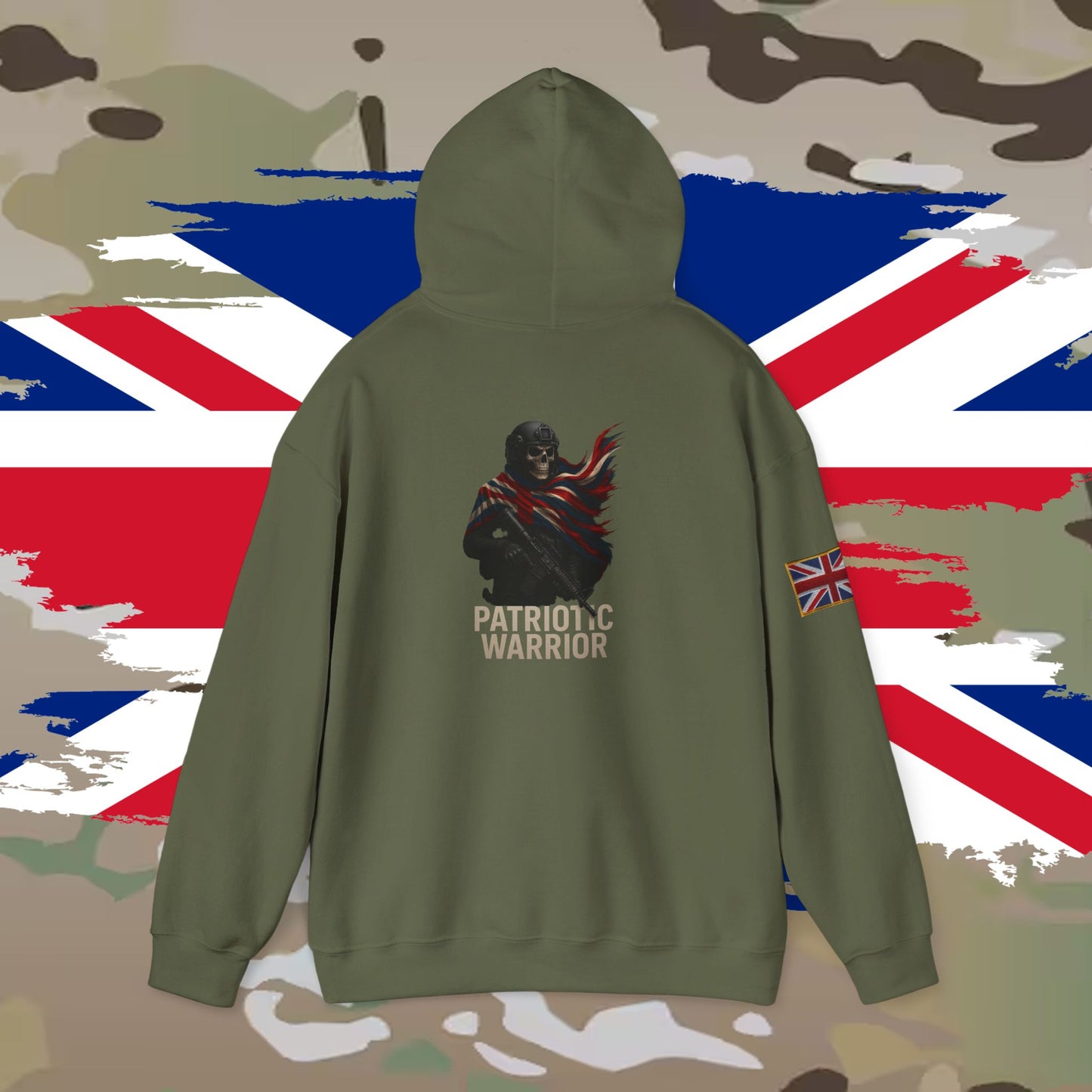 Reaper Tactical patriot Hoodie - UK - For the loyal war fighter or freedom fighter